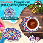 Diamond Crafts Coaster Diamond Painting Coaster (Mandala)