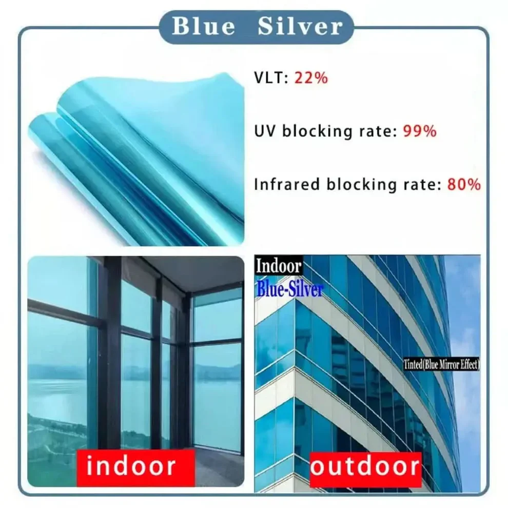 Reflective Film - Privacy Sun Blocking Anti UV