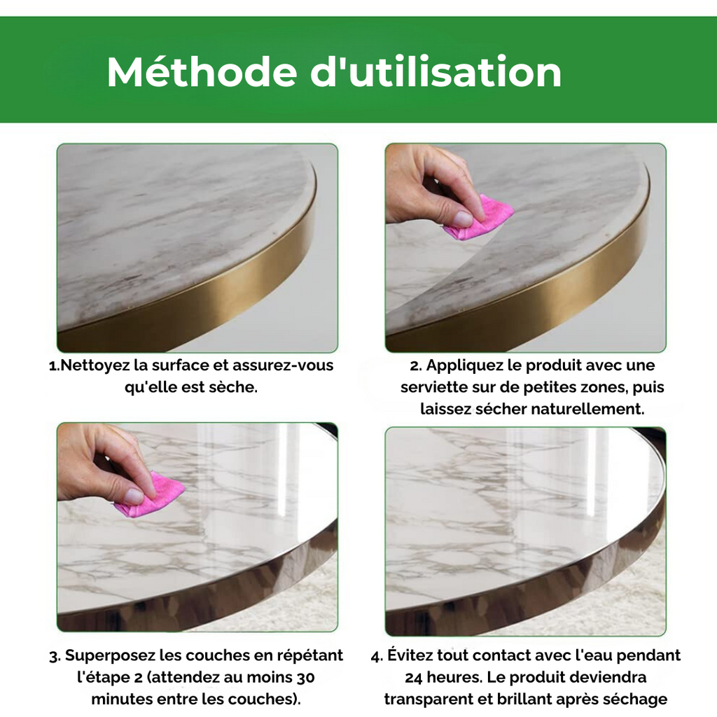 Marble cleaner - protection and nanocrystalline shine