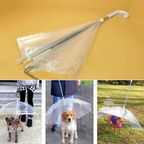 Transparent Dog Umbrella