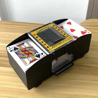 Automatic Playing Card Shuffler – Perfect for 2/4/6 Deck, Playing Card Shuffler Electric for Poker