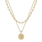 Golden Initial Necklaces for Women