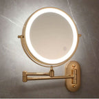 LUXMIRROR – Deluxe Golden Makeup Mirror