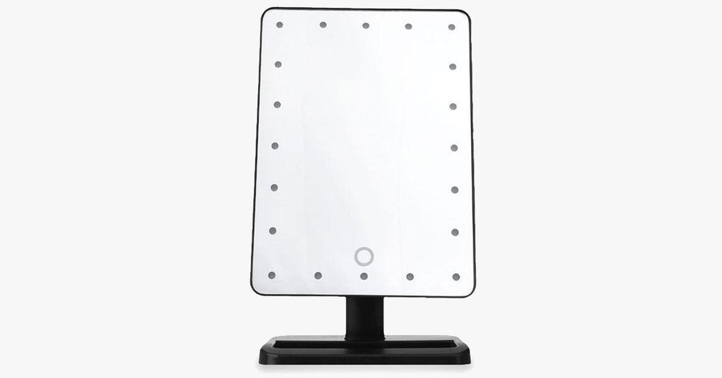 LED Sensor Makeup Mirror with 180-Degree Swivel Function - Use it your way