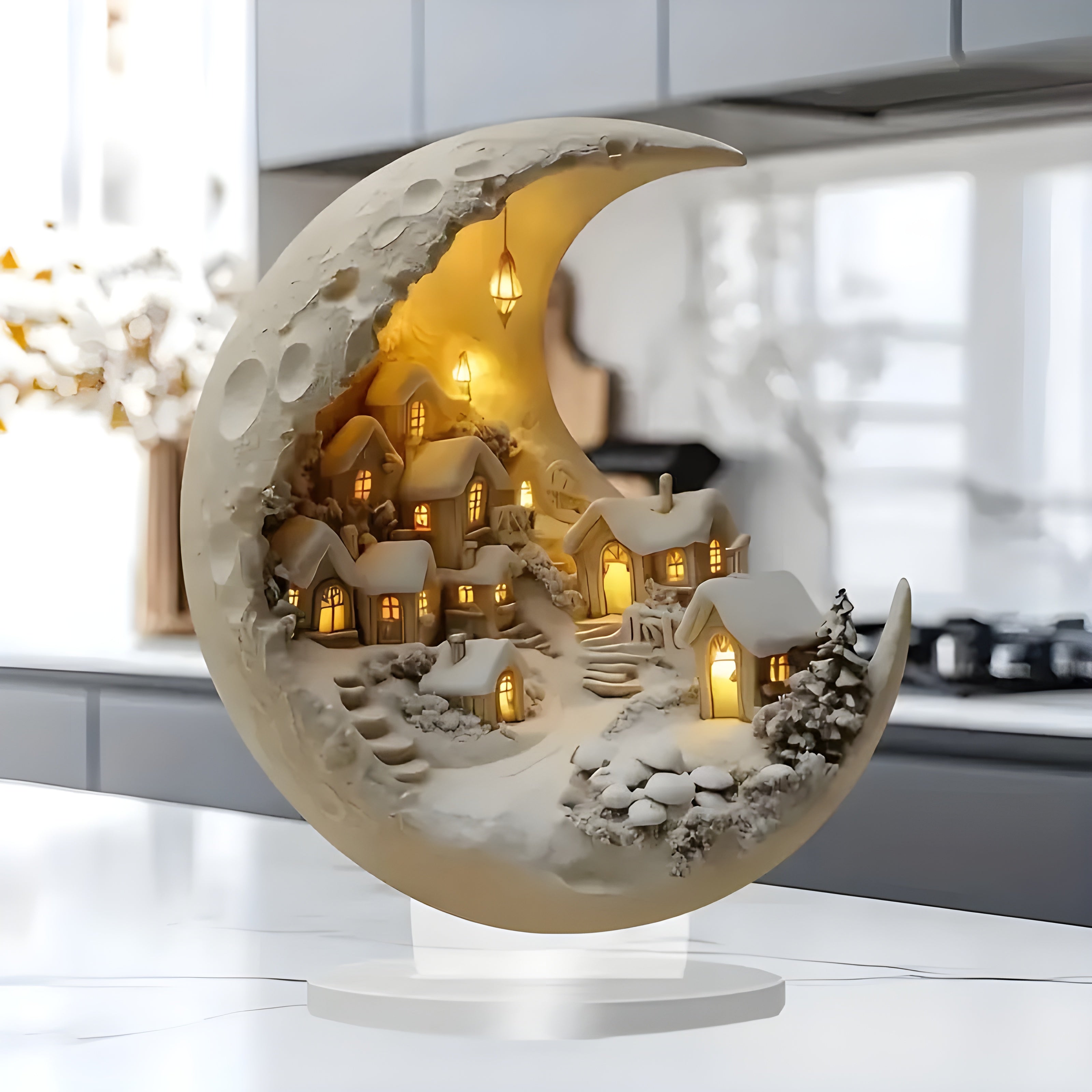 MoonlitHaven - Enlightened Moon City for elegant decor