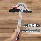 Ultra Precision Marking Ruler Square T Type Woodworking Scriber Measuring Tool
