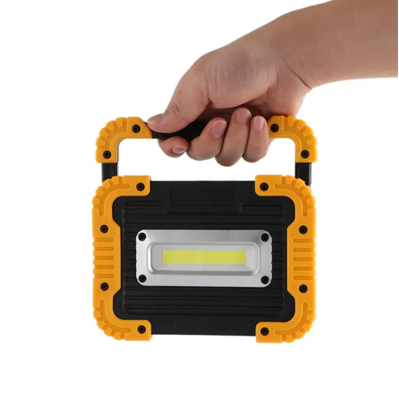 Rechargeable LED Construction Spotlight – Portable Work Light with USB and Durable Housing
