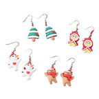 Creative Cartoon Christmas Earrings Fashion