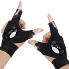 Set of LED gloves with waterproof lights