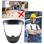 Transparent Protective Full Face Shield