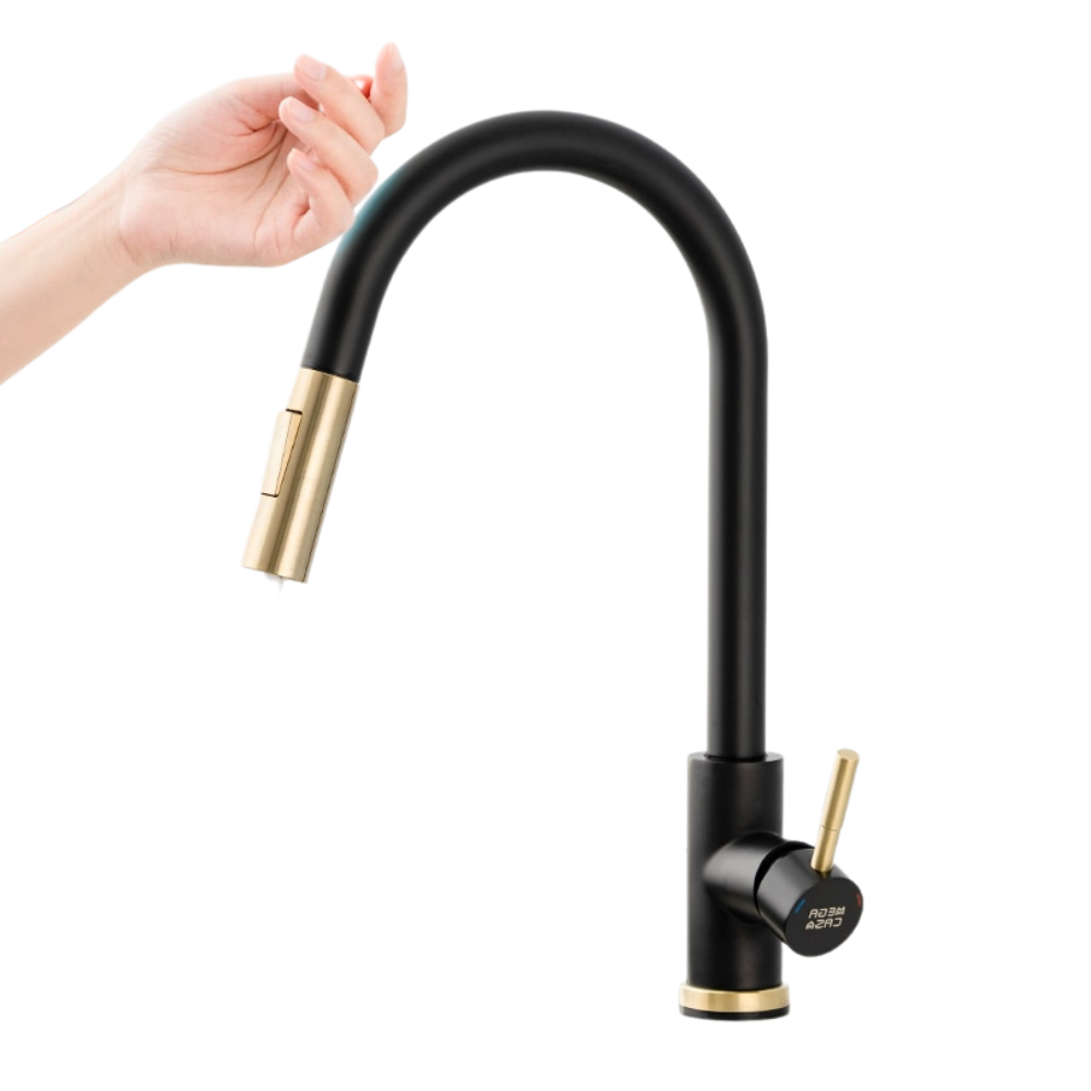 Flexible Kitchen Faucet with Sensor