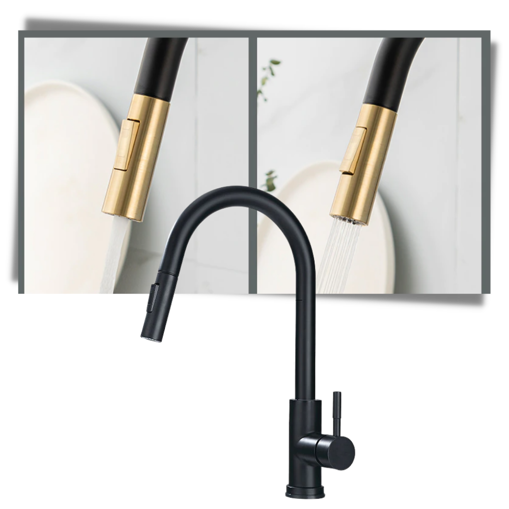 Flexible Kitchen Faucet with Sensor