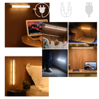 Magnetic motion sensor LED lamp