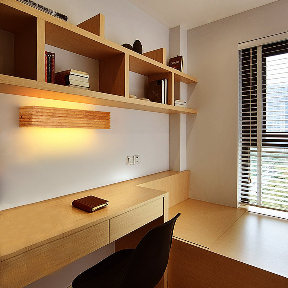 Wall Light Modern Wood LED Fixture