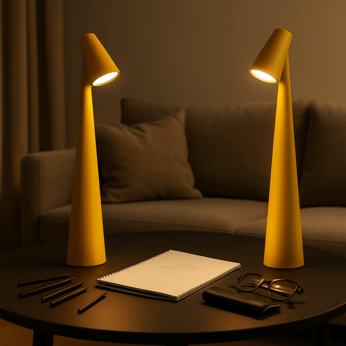 Rechargeable & stylish for indoors & outdoors