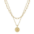 Golden Initial Necklaces for Women