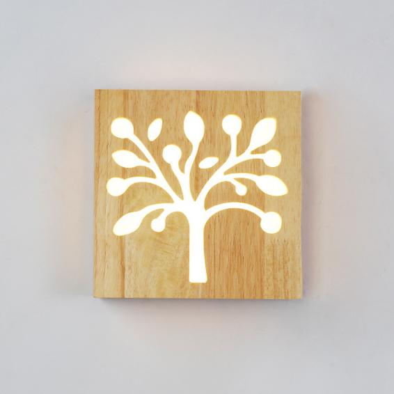 Wall lamp - WoodGlow - Elegant LED - Essence of life indoors outdoors