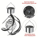 SolarWind Sound Light | Solar Wind Chime with Color Change | Weatherproof & Energy Saving | For Garden, Balcony & Terrace