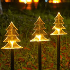 SnowGlow - Solar Pathway Lights for festive outdoor charm