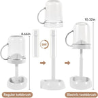 Toothbrush Holder with Dust Cover & Wash Cup