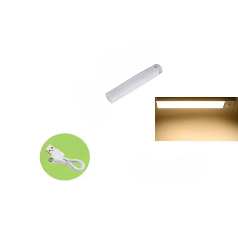Smart Sensor LED Night Light - Motion-Activated, Dimmable & Rechargeable