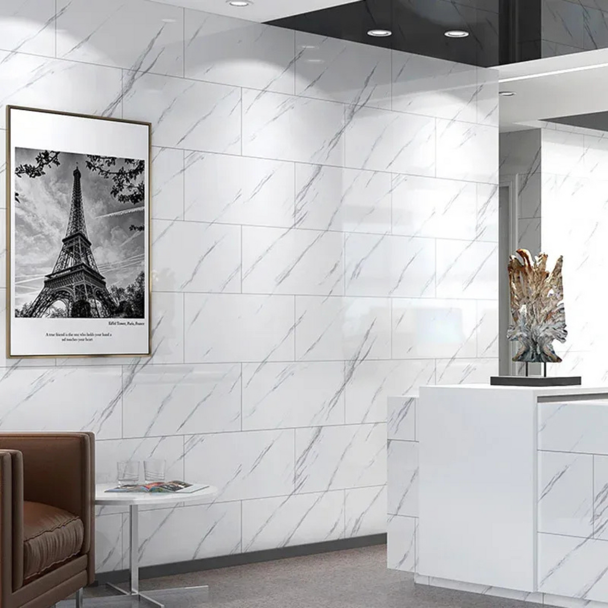 MARBLIQUE – Self-Adhesive Marble PVC Floor Tiles