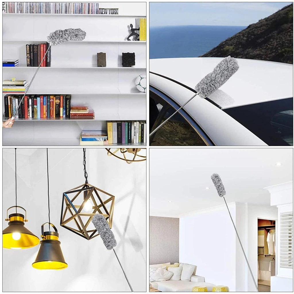 DustEase telescopic dust cloth - effortless cleaning made easy