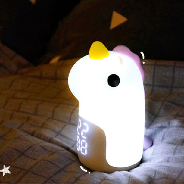 Unilora DreamLight Alarm Clock | Unicorn Design | Timer & LED Night Light | Nursery Decor