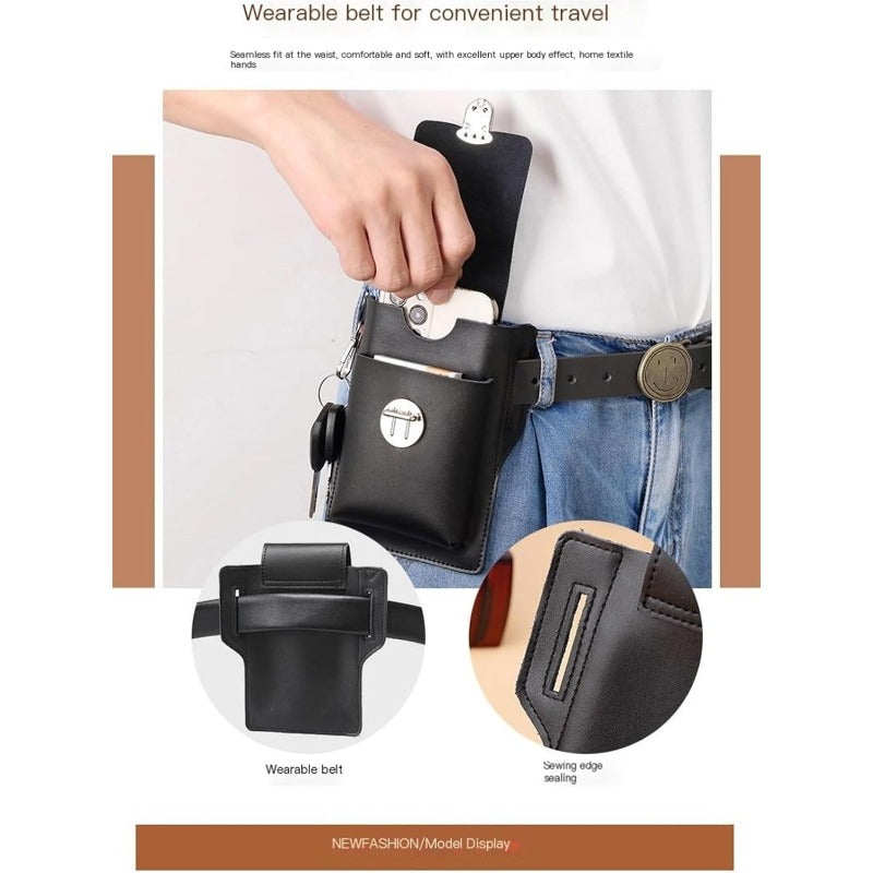 PU Leather Belt Pouch for Phone & Essentials
