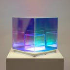 Concentric Cube Table Lamp, Modern Lighting