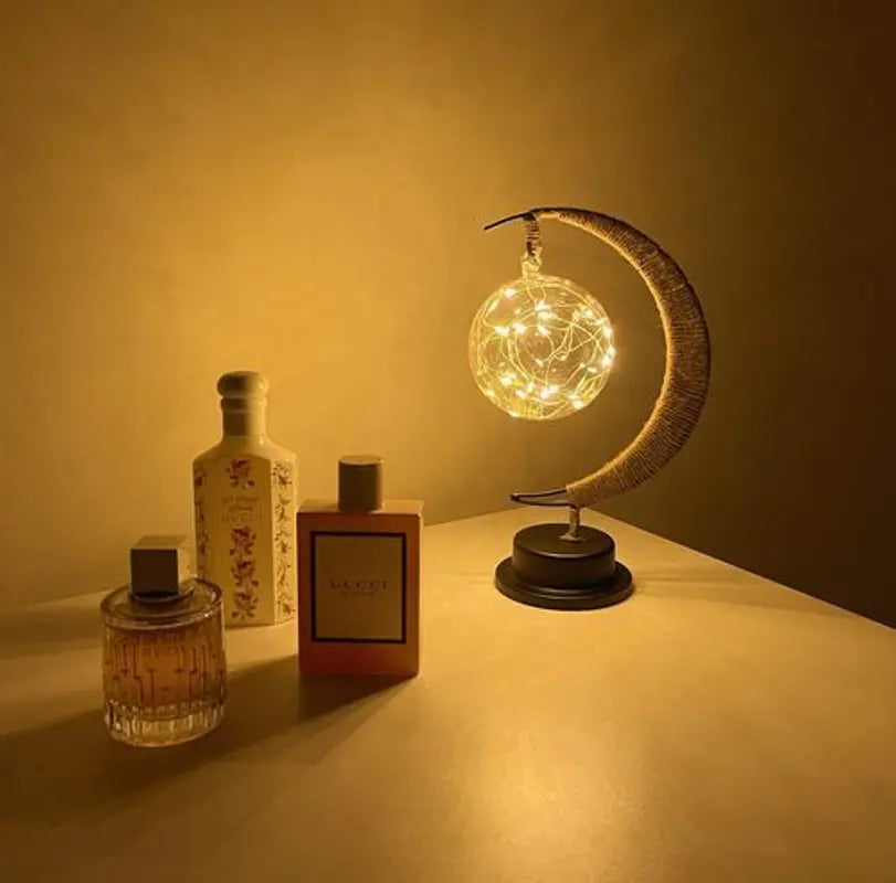 LED Lunar Lamp - Enchanted Moon Night Light for Bedroom, Nursery & Home Decor