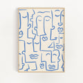 Abstract Faces Wall Art