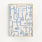 Abstract Faces Wall Art