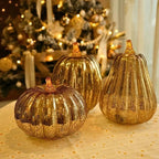 HarvestGlow Hand-Blown Glass Lamp