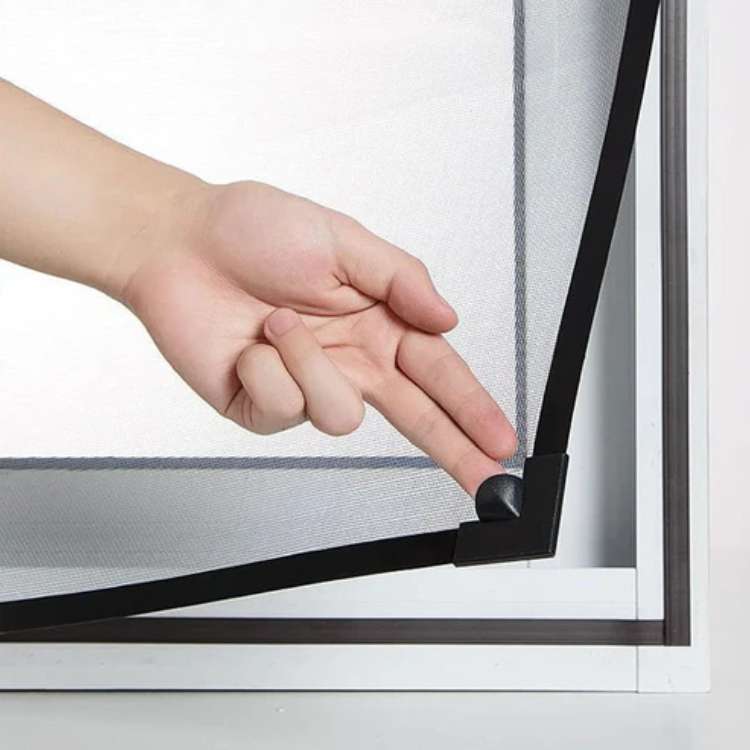 Self-adhesive Mosquito Net for Windows - No-See-Um Mesh Insect Screen for Home Protection & Bug Prevention