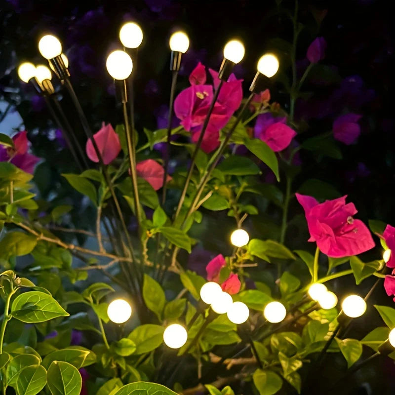 LED Solar Garden Light with Flexible Light Balls – Waterproof Decorative Light for Beds and Paths