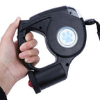 LED Dog Leash with Integrated Flashlight for Safe Walks
