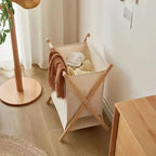 WoodFold - Foldable Laundry Basket from