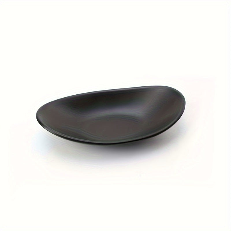 BlackTray - Elegant Oval Storage Tray for Jewelry