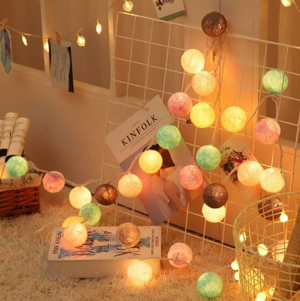 Ballton - Cotton glowing ball swing | Various color combinations