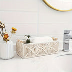Boho Chic - Natural Cotton Storage Basket for Elegant Interior