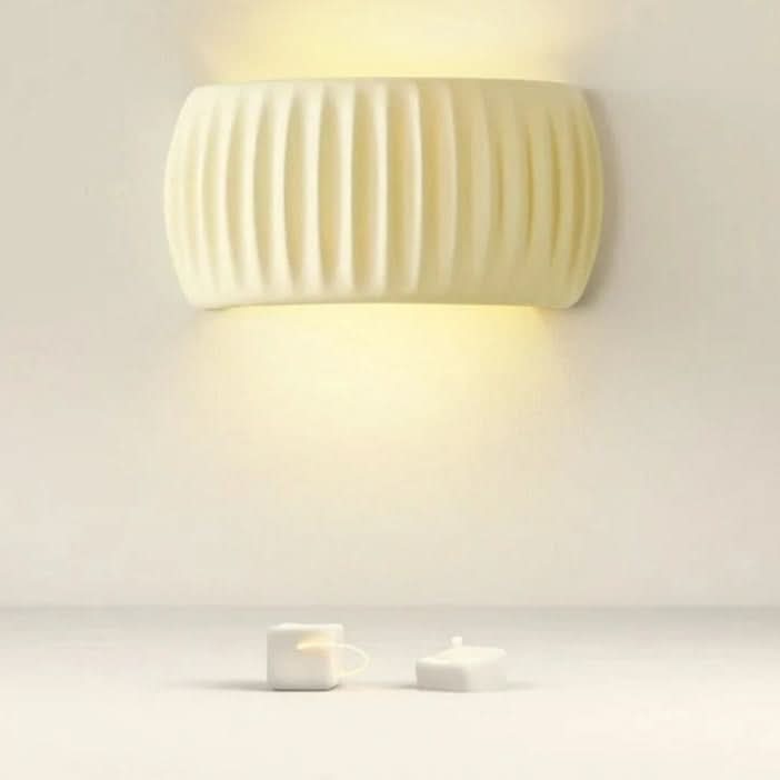 LumeResin Artistic Resin LED Wall Light