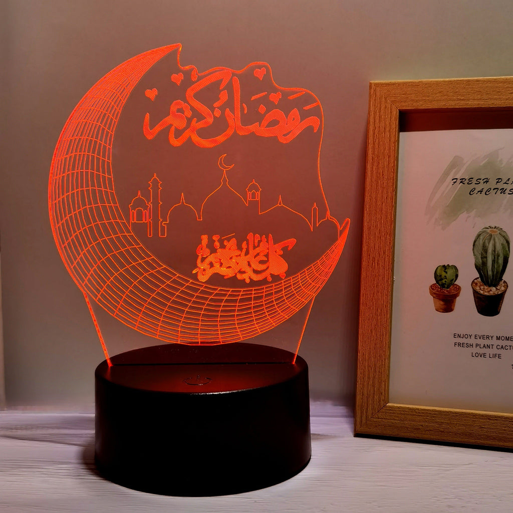 MoonPalace - 3D Color Night Lamp Touch