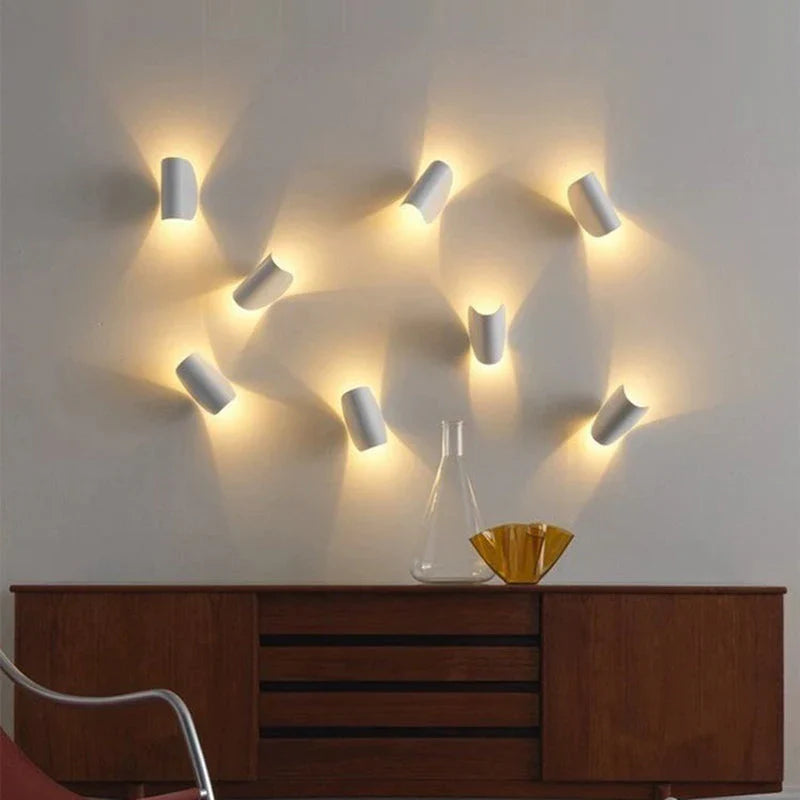 Modern Colored LED Wall Light in Stylish Design
