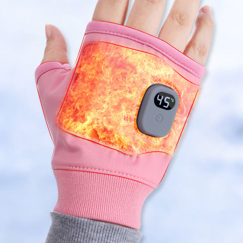 Wearable heating gloves