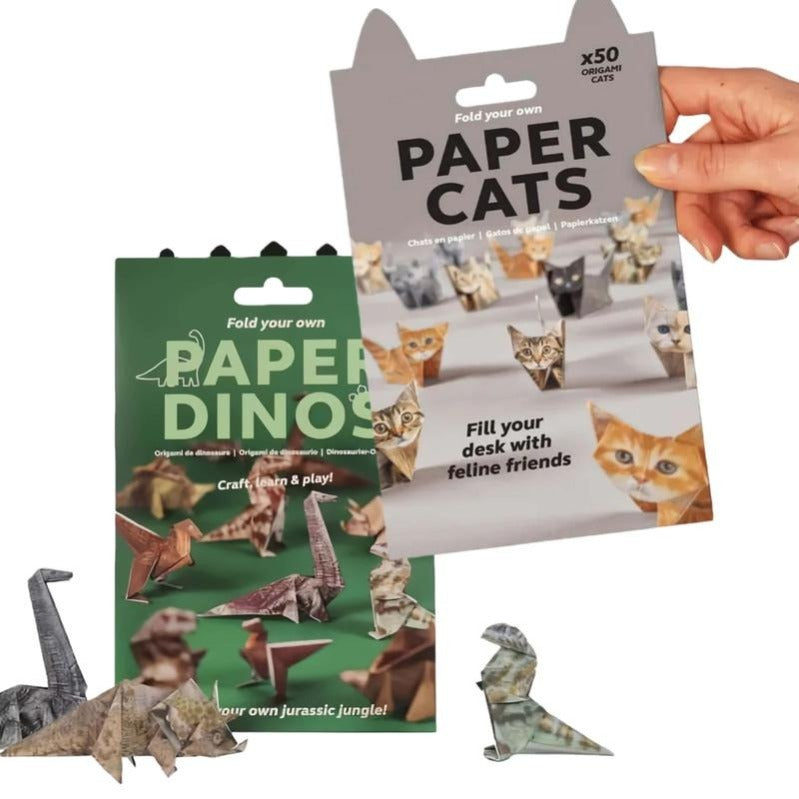50-Sheet Cat Origami Kit
