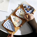 Stylish and easy-care plate set for any occasion
