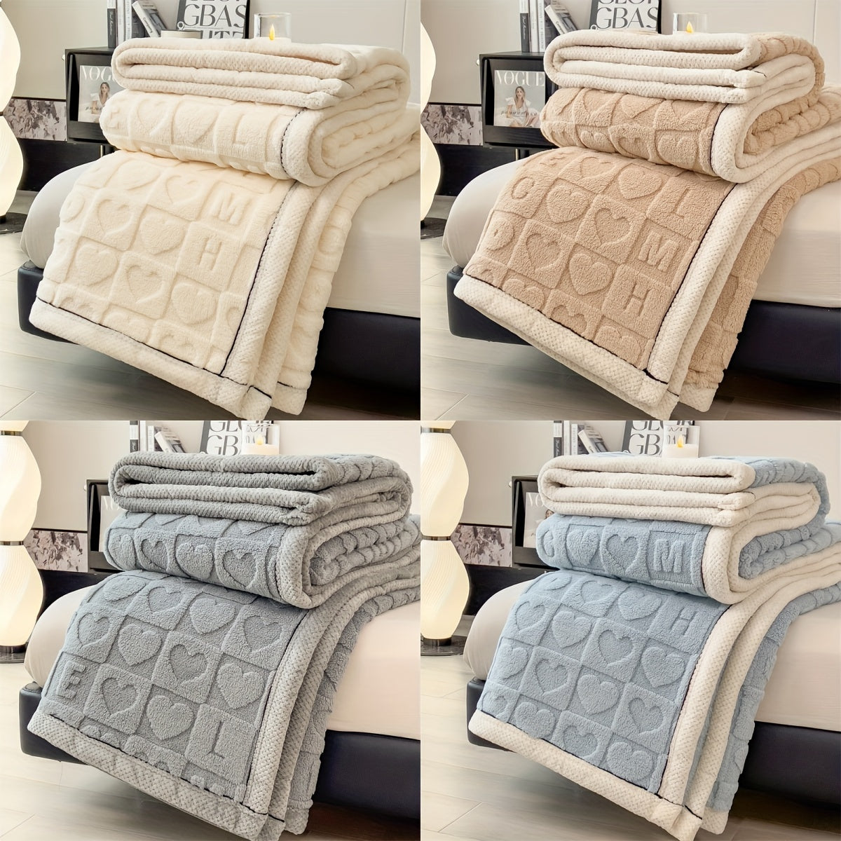 CozyCoral – Luxury Fleece Blanket for All Seasons