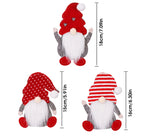 5pc Christmas Gonk Cutlery Holder