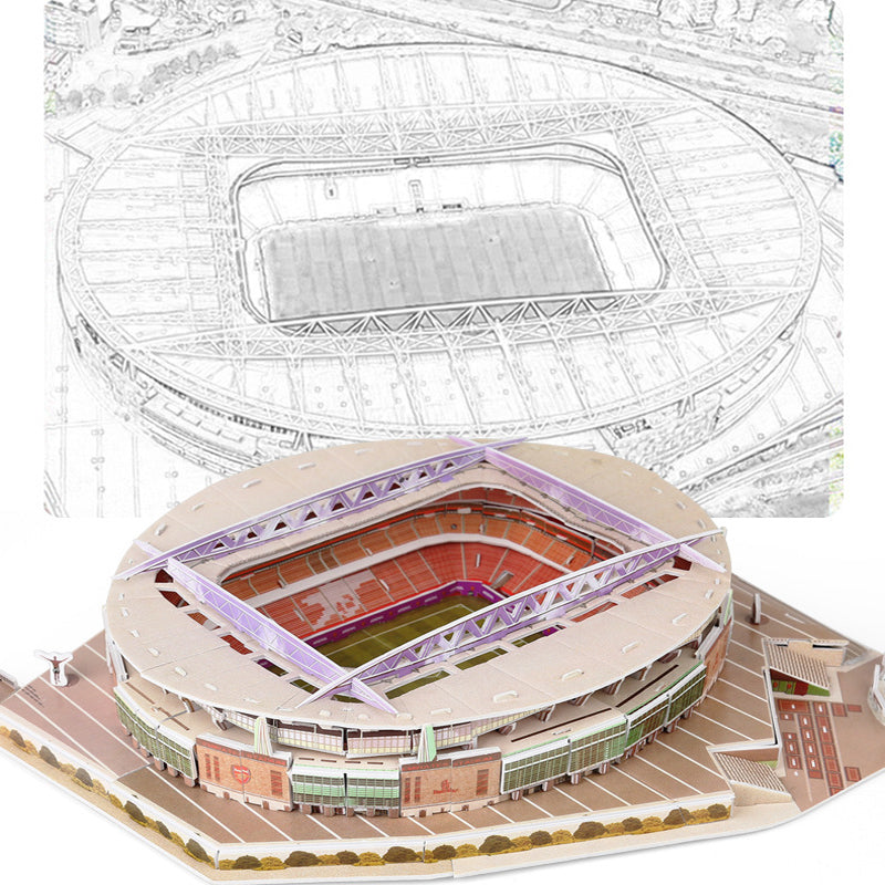 3D Puzzle Football Stadium